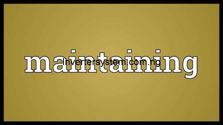Maintaining Your Inverter and Battery